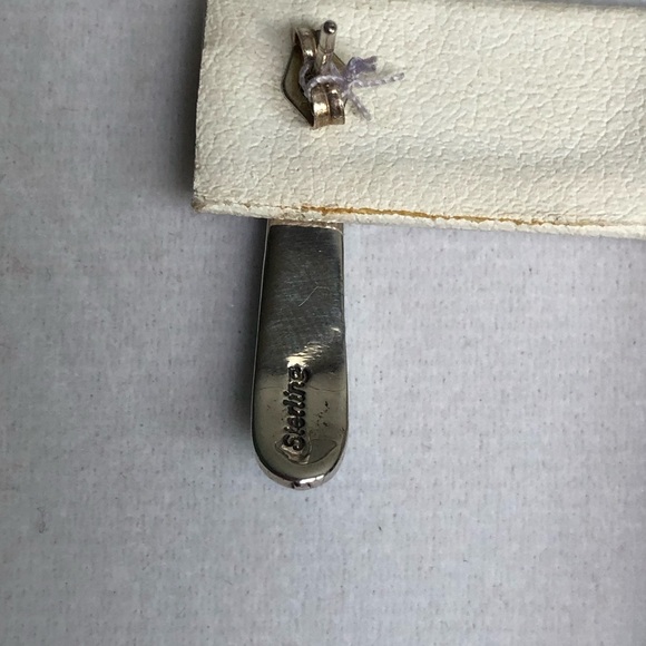 Santa Fe Style Turquoise Gemstones & Opal Sterling Silver Earrings - Picture 4 of 6